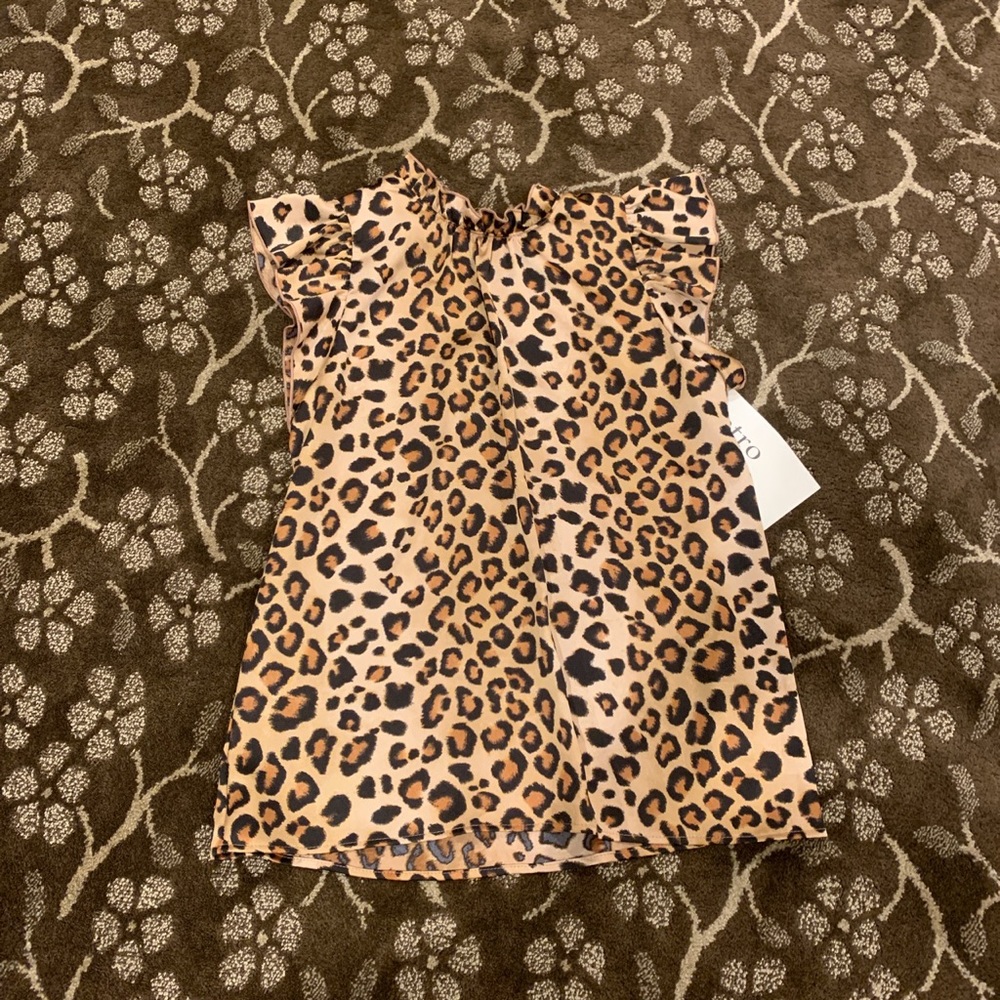 Satin Cheetah top🖤🤎